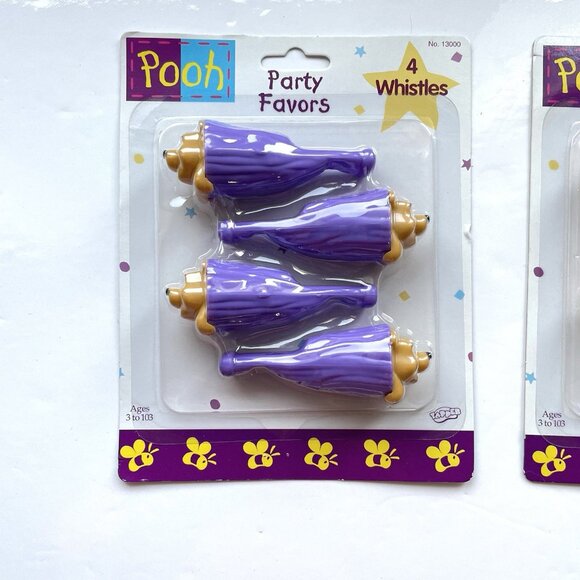 2x Vintage Winnie The Pooh Whistles Party Favors Y2K 90s Disney Grab Bag Toy - Picture 2 of 4